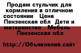 Продам стульчик для кормления в отличном состоянии › Цена ­ 1 500 - Пензенская обл. Дети и материнство » Мебель   . Пензенская обл.